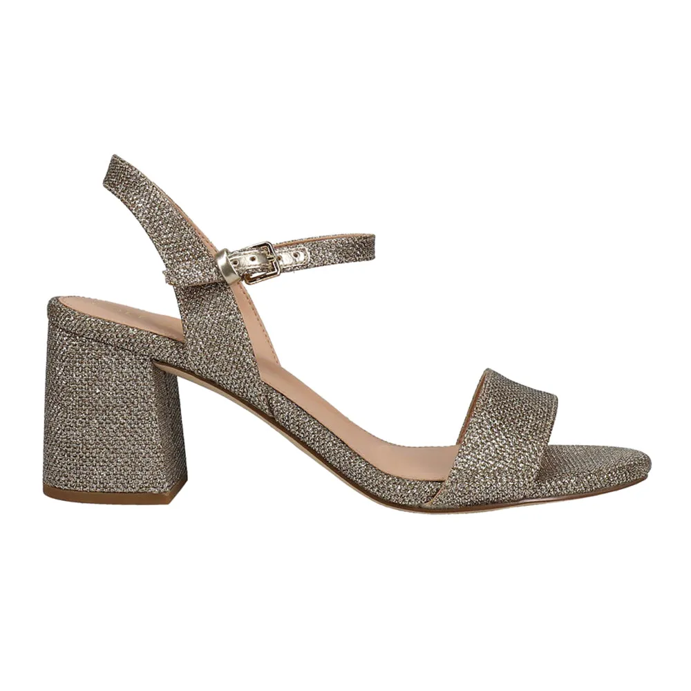 Josie Glitter Block Heel Sandals