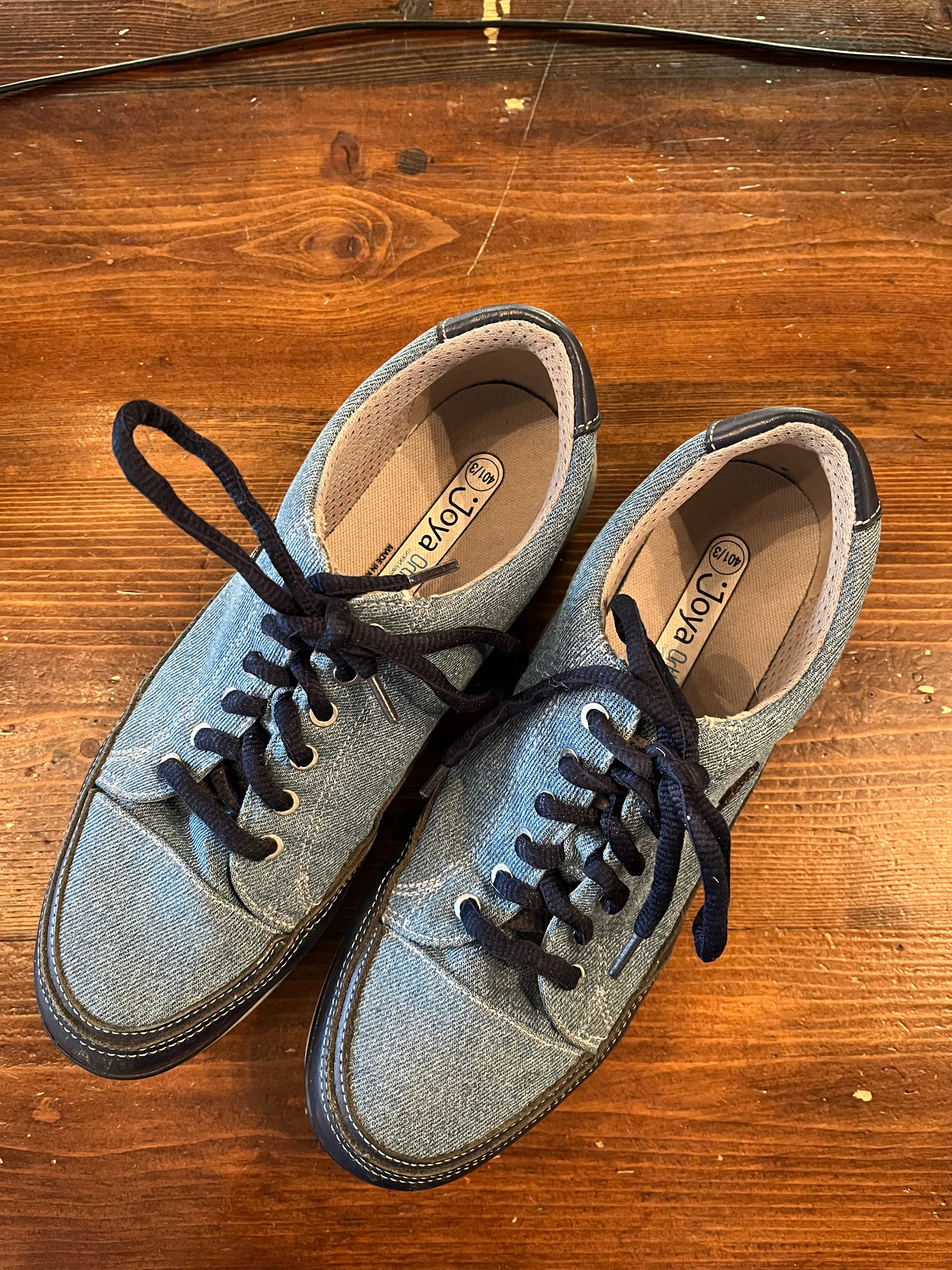 Joya Switzerland Denim Orthotic Sneakers (Size 9)