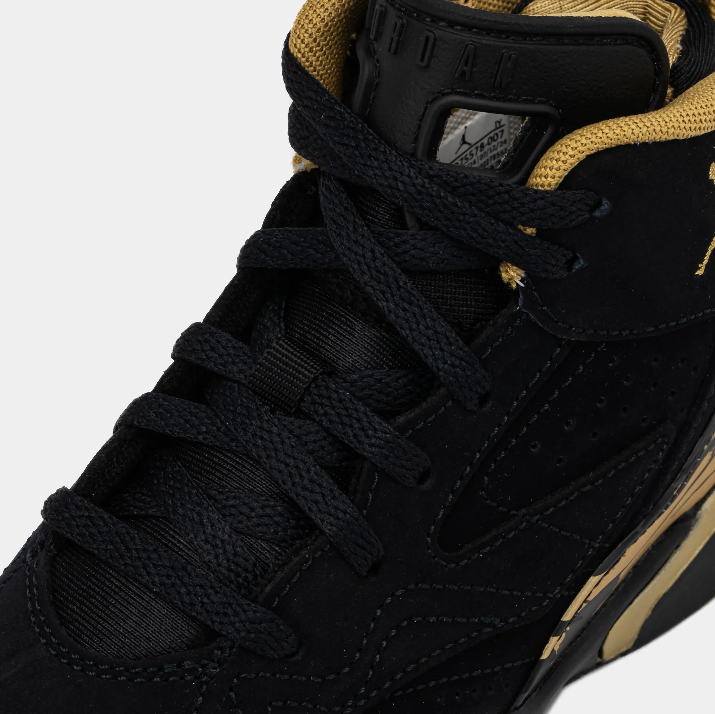 Jumpman MVP Preschool Basketball Shoes (Black/Metallic Gold/Anthracite)