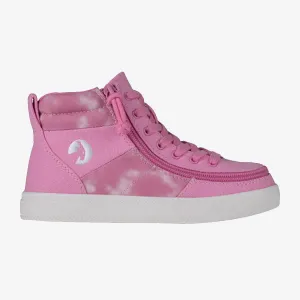 Kids' Pink Tie Dye BILLY Street High Tops