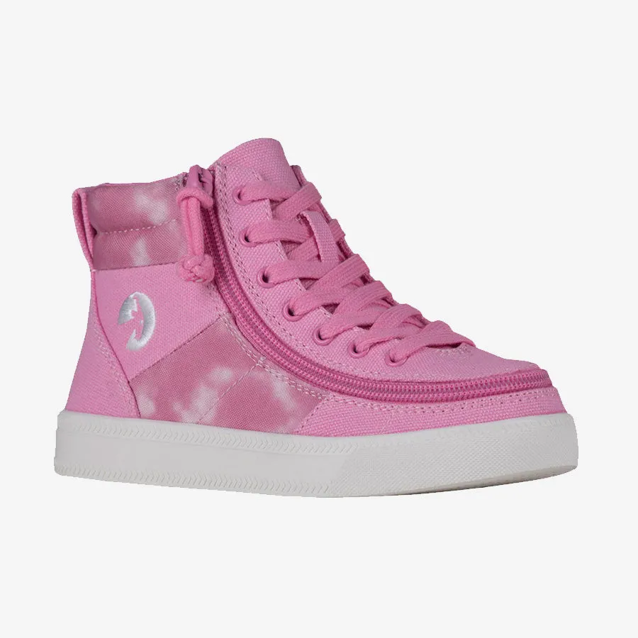 Kids' Pink Tie Dye BILLY Street High Tops