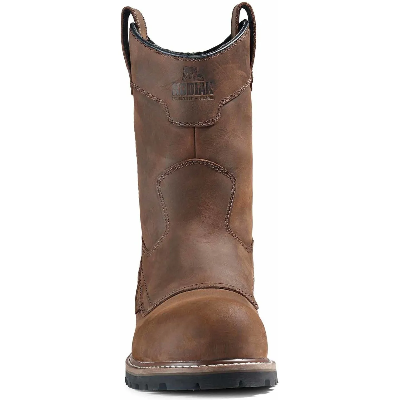 Kodiak Men's Mckinney Comp Toe WP Wellington Work Boot -Brown- 4TERDB