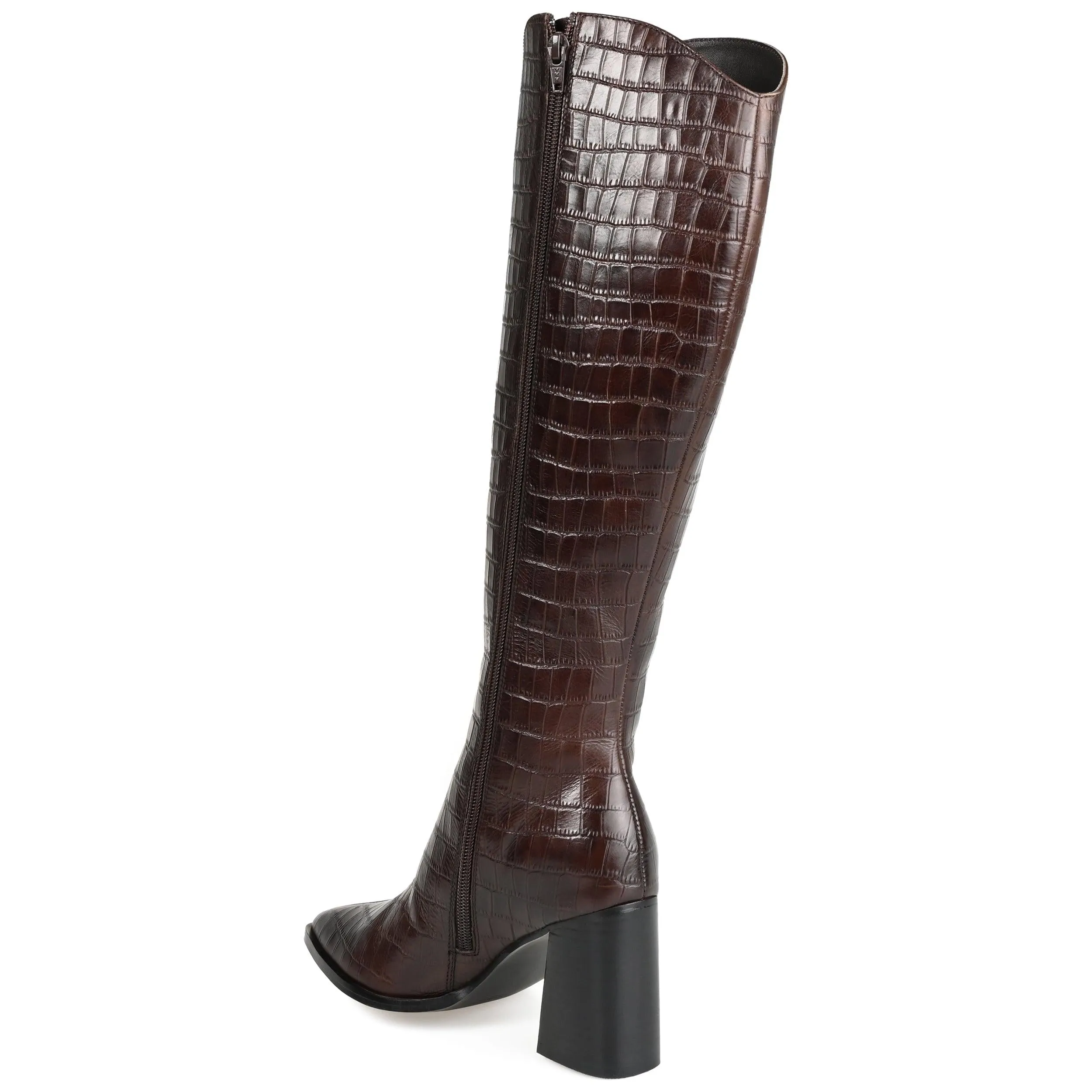 LAILA LEATHER BOOTS IN X-WIDE CALF