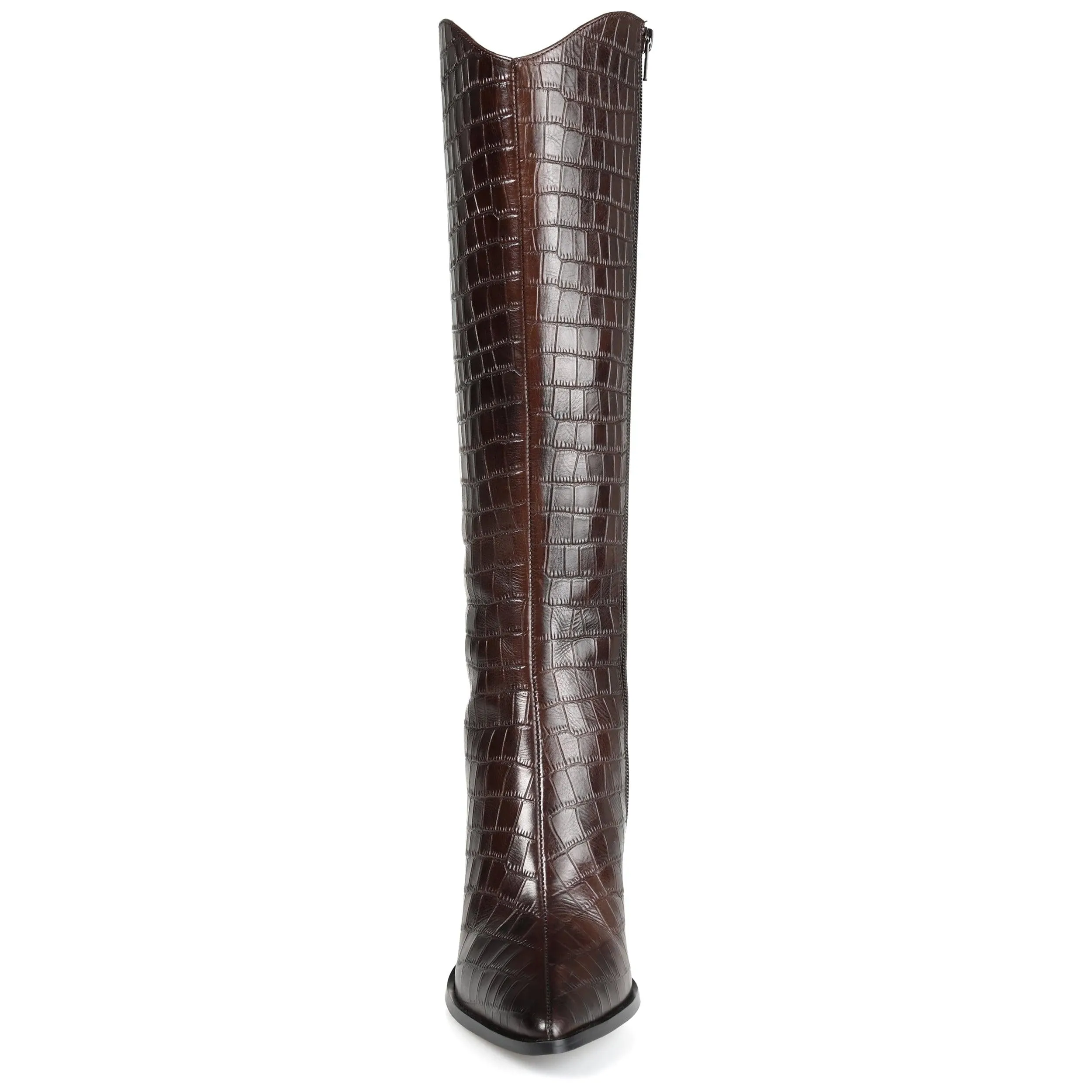 LAILA LEATHER BOOTS IN X-WIDE CALF