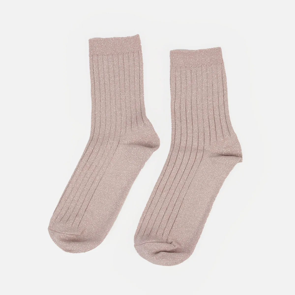 Le Bon Shoppe Her Socks Rose Glitter