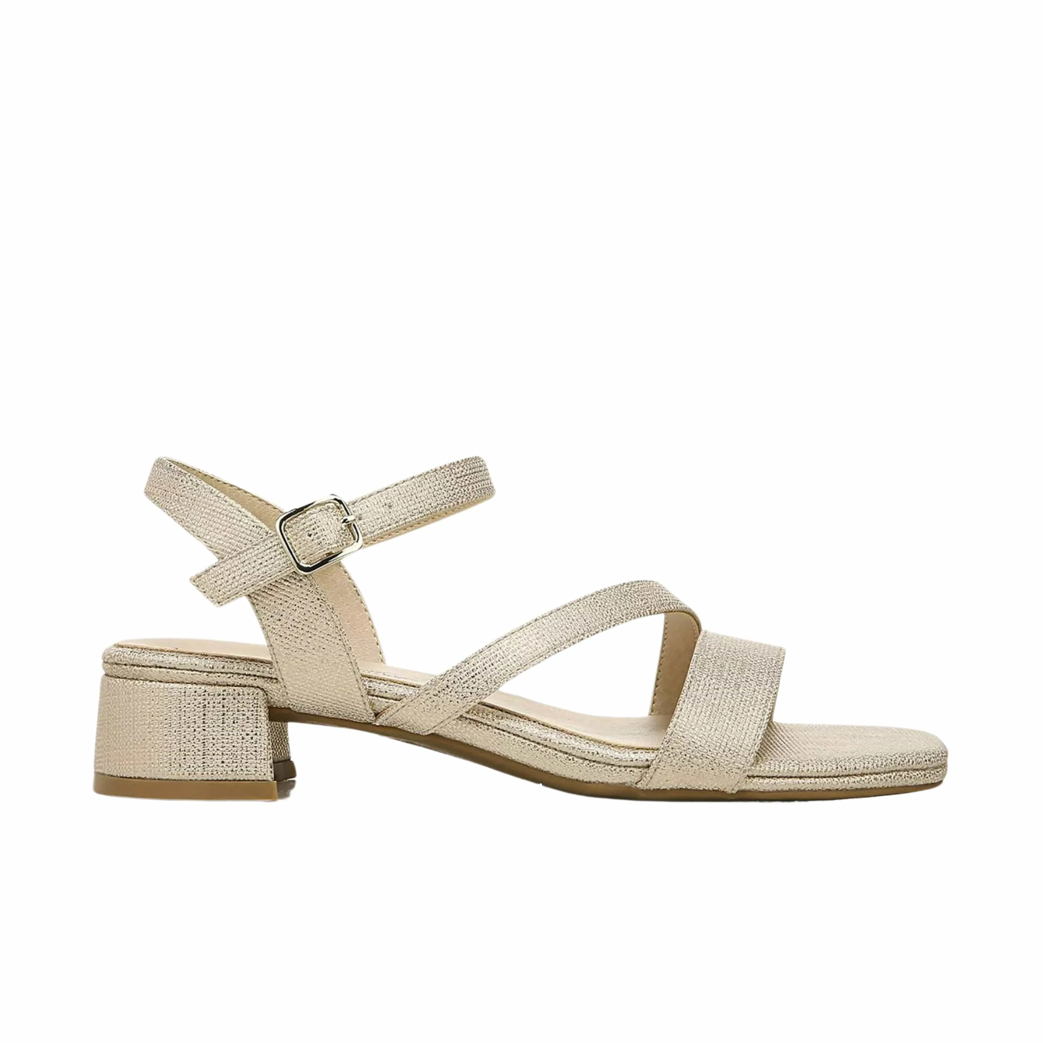 LIFE STRIDE - Faux Leather Metallic Sandal