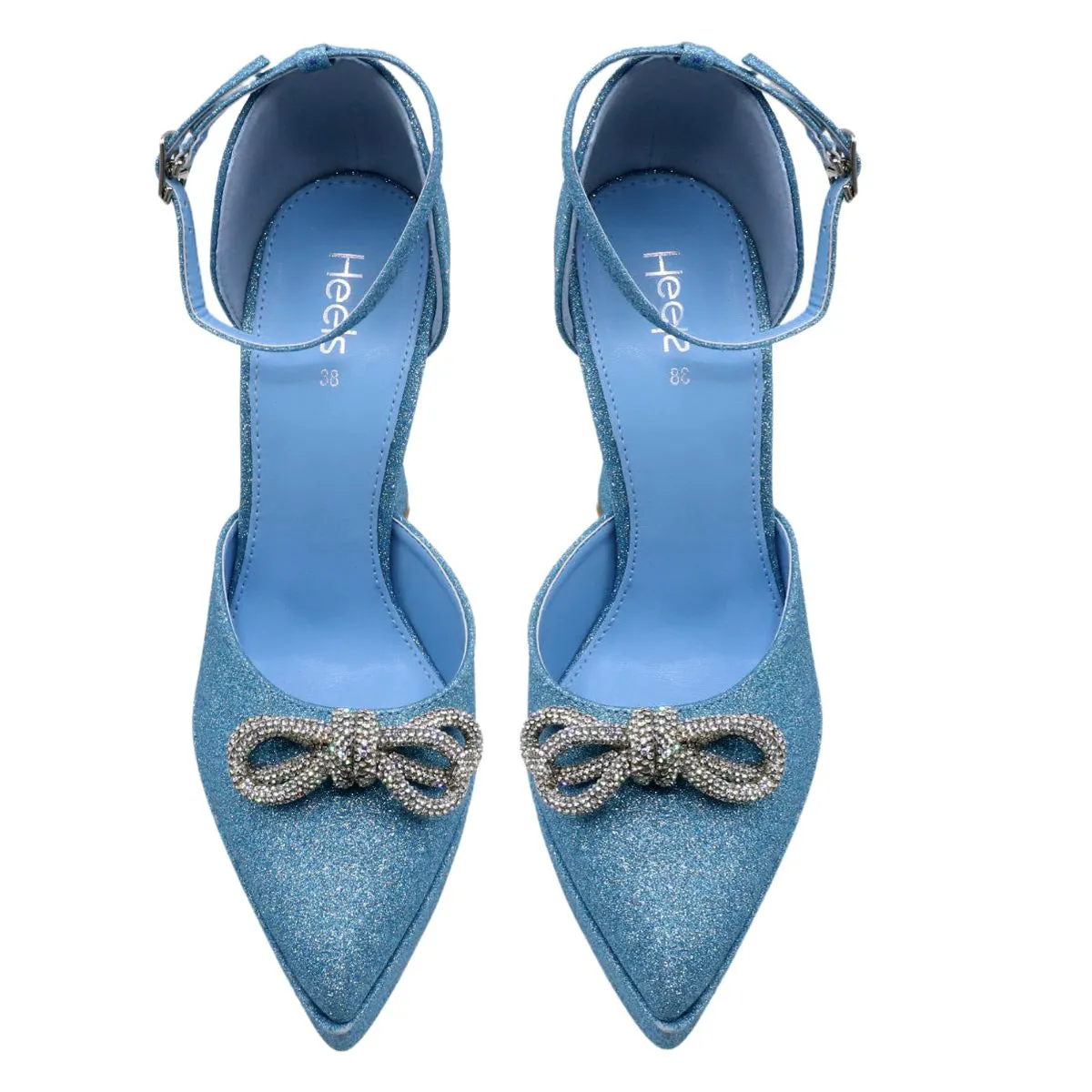 Light Blue Ladies Court Shoes L00870015