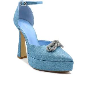 Light Blue Ladies Court Shoes L00870015