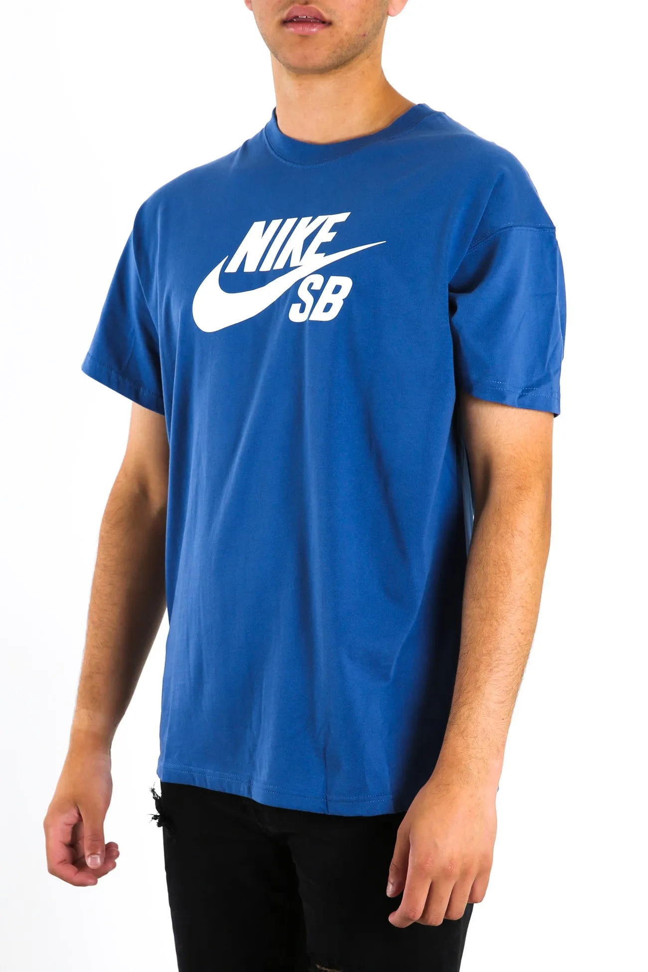 Logo Skate T-Shirt Blue