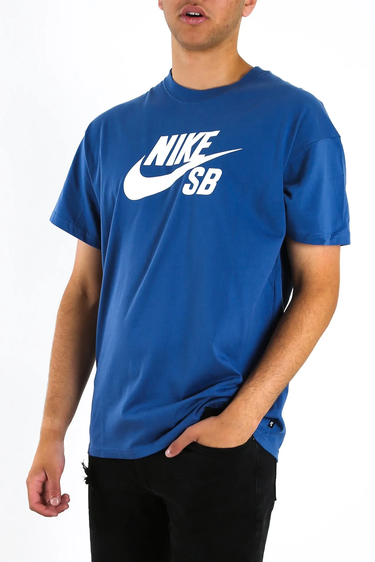 Logo Skate T-Shirt Blue