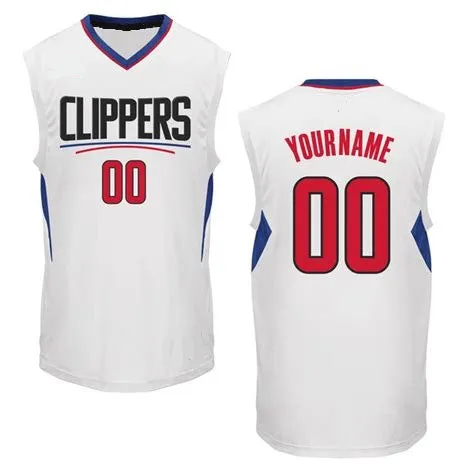 Los Angeles Clippers Customizable Pro Style Basketball Jersey