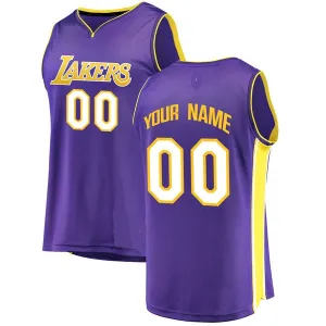 Los Angeles Lakers Customizable Pro Style Basketball Jersey