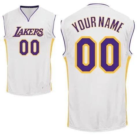 Los Angeles Lakers Customizable Pro Style Basketball Jersey