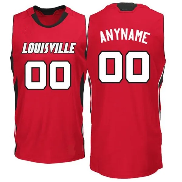 Louisville Cardinals Style Customizable Basketball Jersey