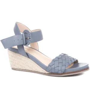 Luana Leather Wedge Sandals - LUANA / 321 575