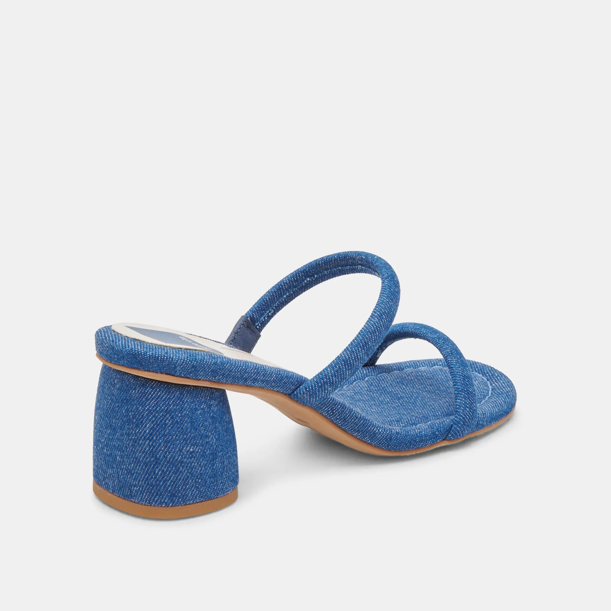 MANDIE HEELS BLUE DENIM