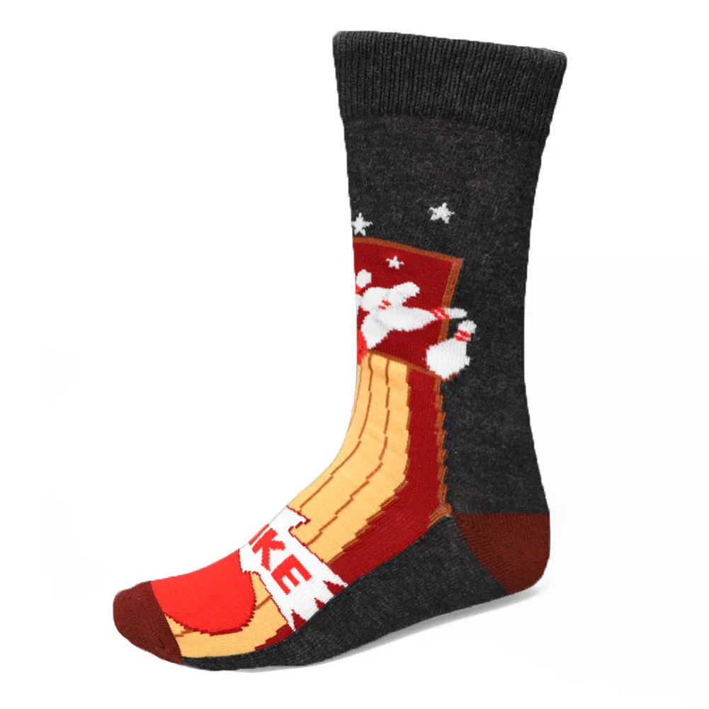 Men's Bowling Strike Socks