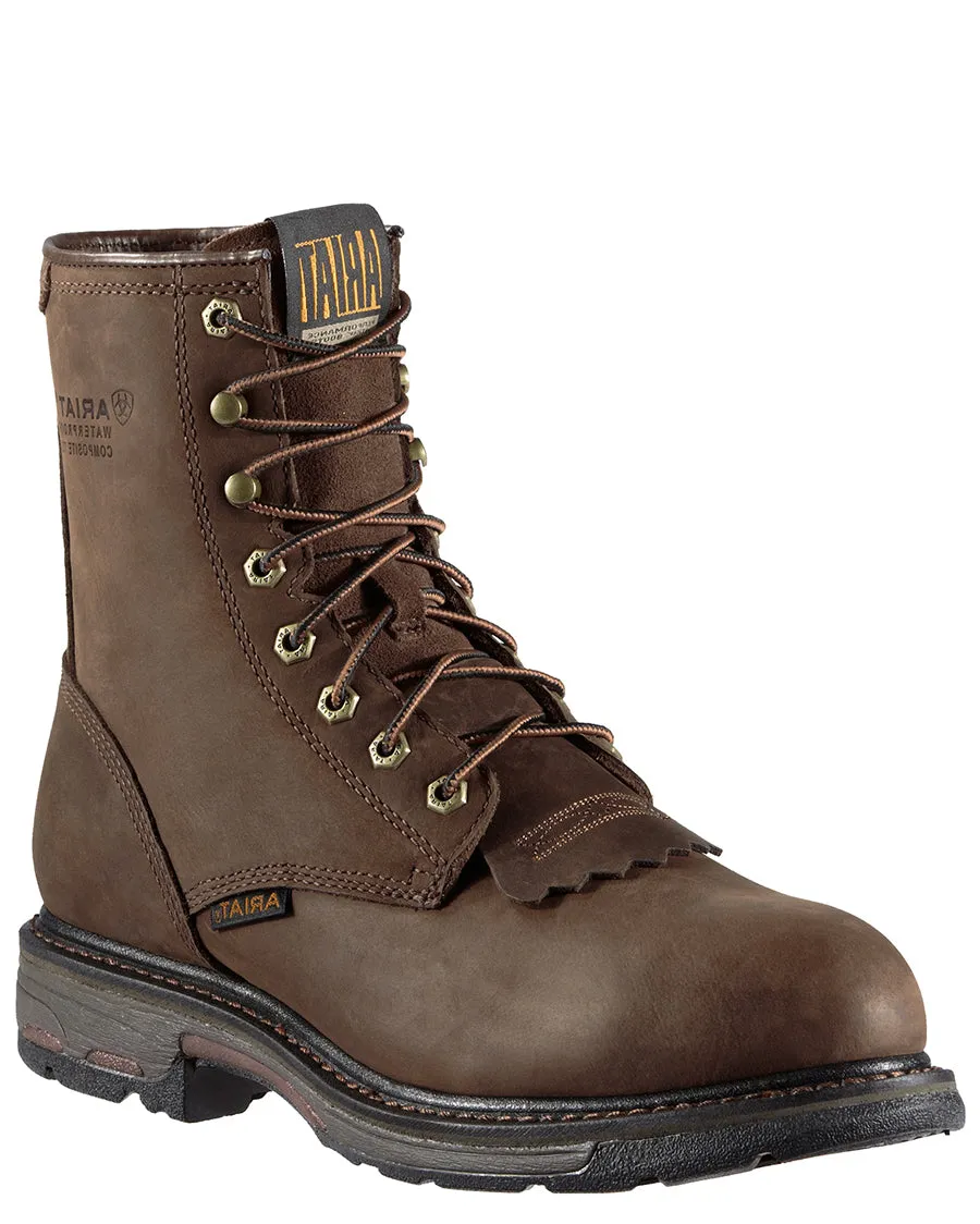 Mens Workhog 8 H20 Comp-Toe Boots