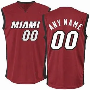 Miami Heat Customizable Pro Style Basketball Jersey