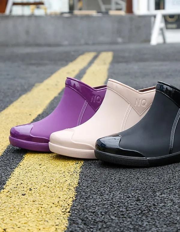 Mid-tube Waterproof Non-slip Wear-resistant Rain Boots