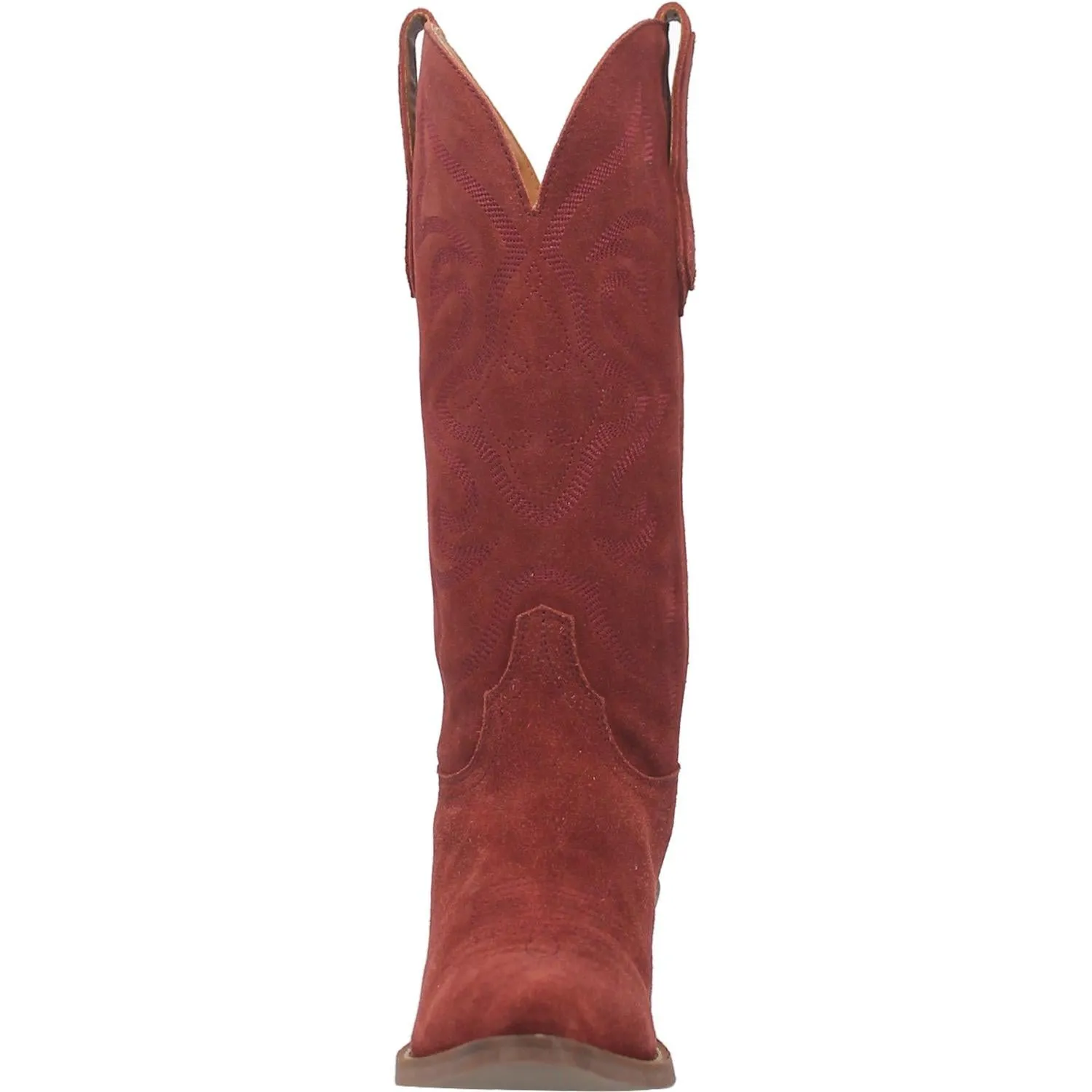 Model Boots Size 9 | Dingo | Out West Suede Cowboy Boots in Cranberry Red FINAL SALE