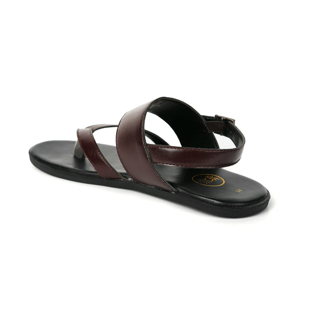 Monkstory T-Rad Elastic Back Strap Sandals - Brown