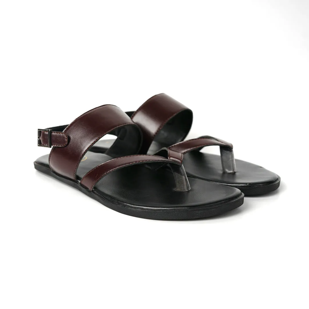 Monkstory T-Rad Elastic Back Strap Sandals - Brown