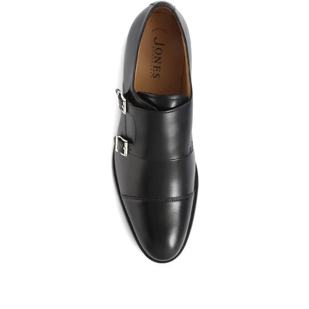 Nathaniel Leather Double Monk Shoes - NATHANIEL / 320 484