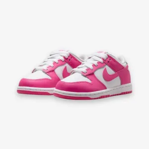 Nike Dunk Low PSE White Laser Fuchsia Pre School Sizes FB9108-102