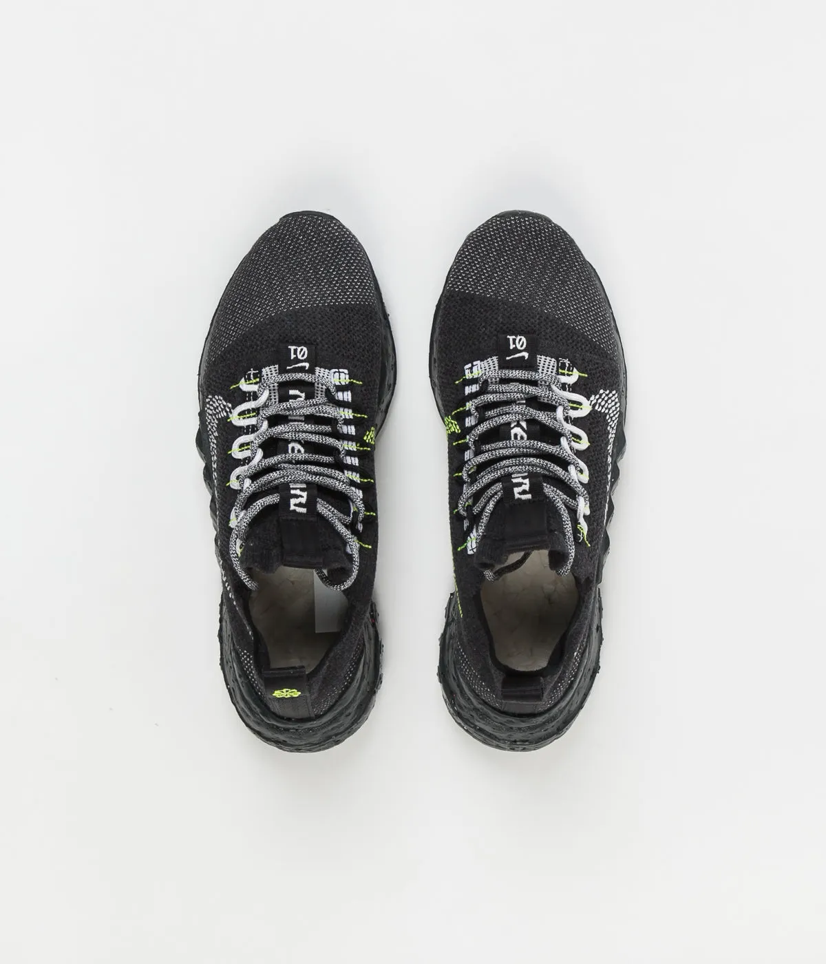 Nike Space Hippie 01 Shoes - Anthracite / White - Black - Volt