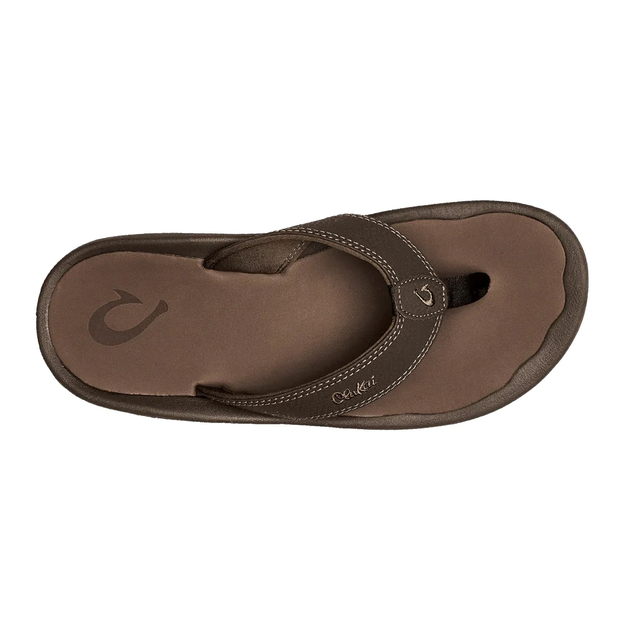 OluKai 'Ohana Dark Sandals- Java and Ray