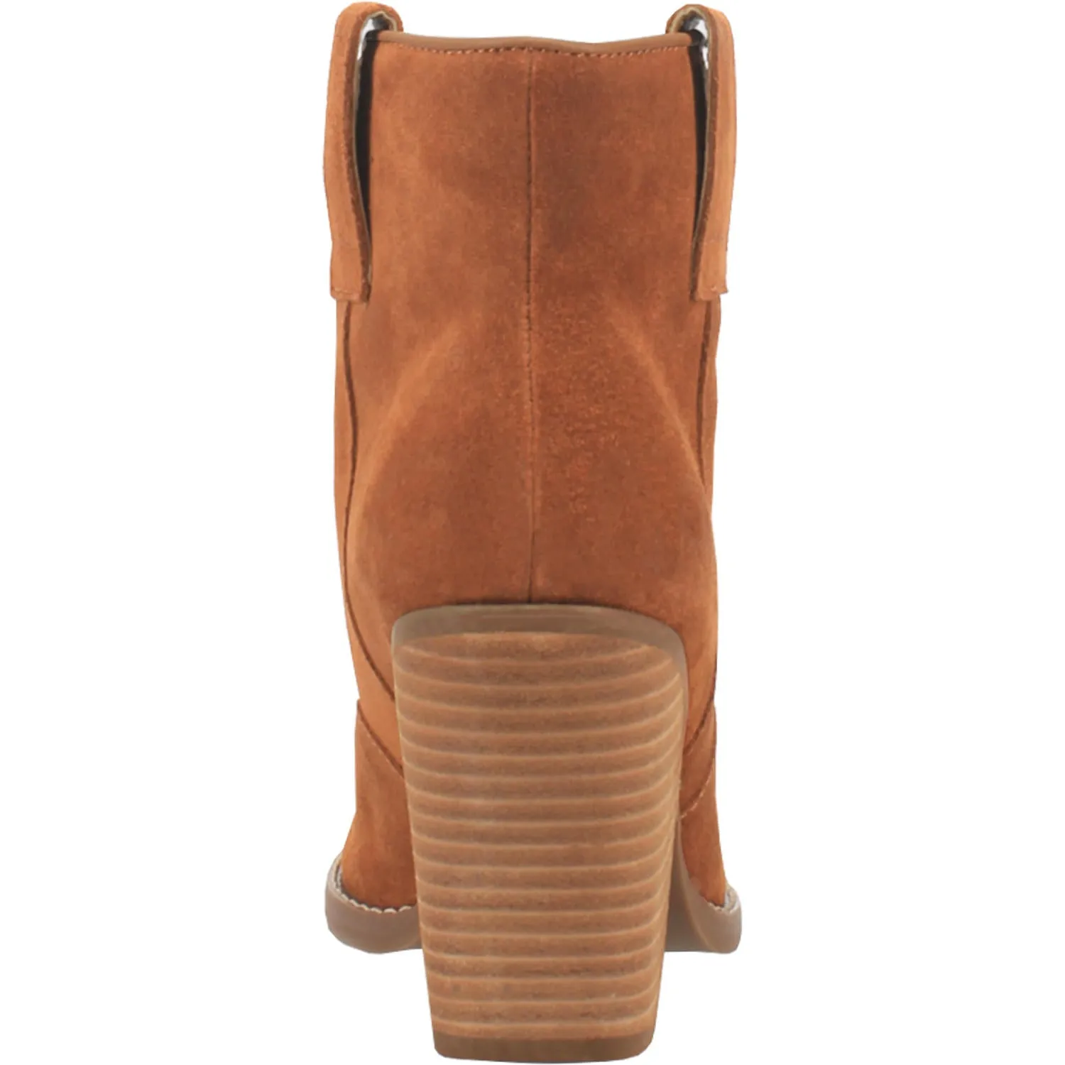 Online Exclusive | Dingo | Flannie Suede Leather Cowboy Bootie in Whiskey Brown **PREORDER