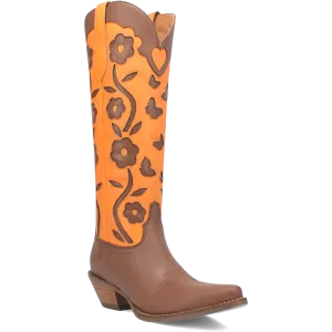 Online Exclusive | Dingo | Goodness Gracious Leather Boot in Brown and Orange  **PREORDER