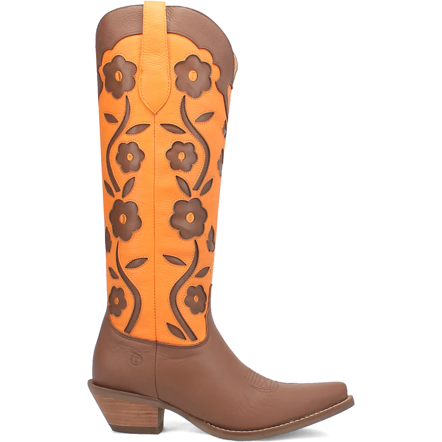 Online Exclusive | Dingo | Goodness Gracious Leather Boot in Brown and Orange  **PREORDER