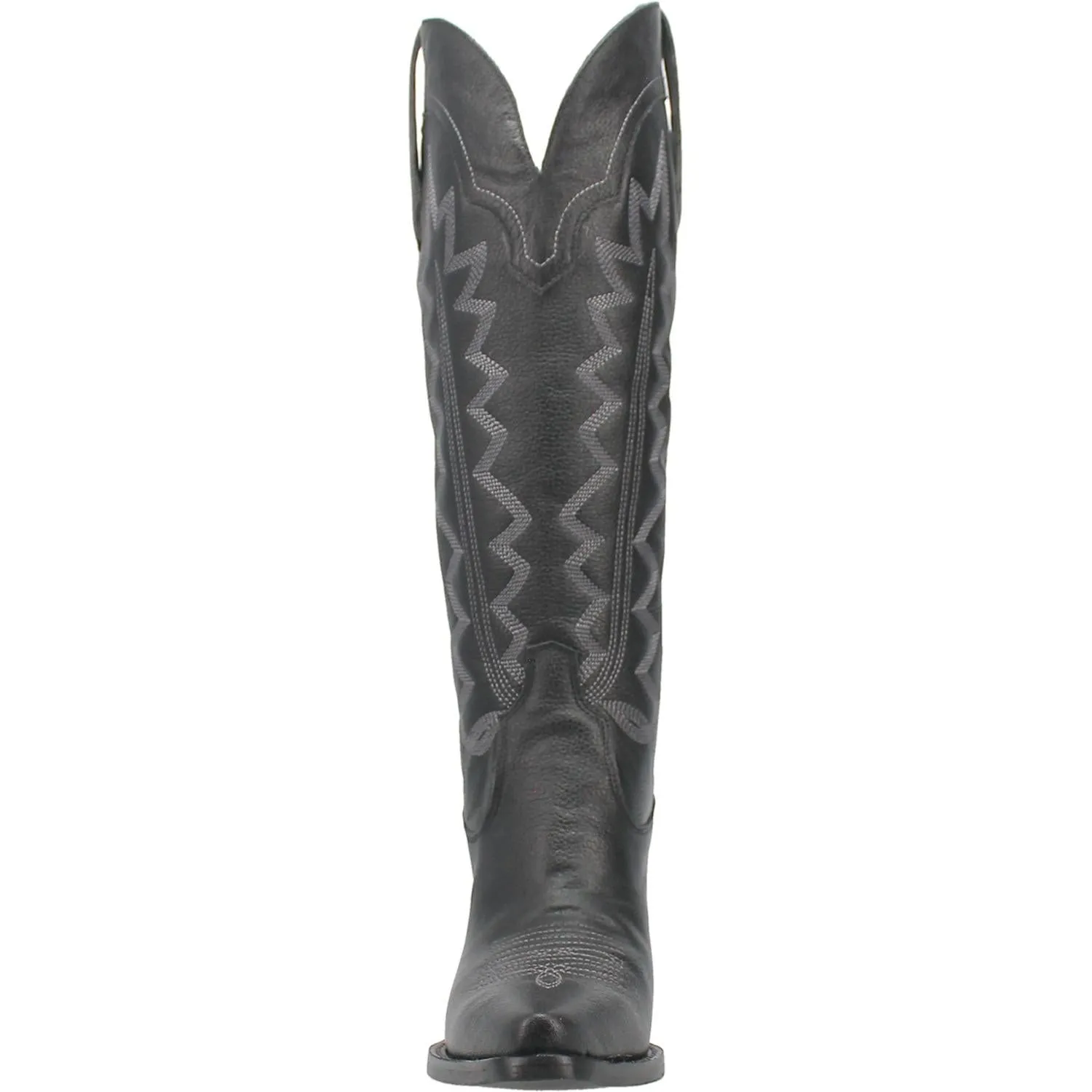 Online Exclusive | Dingo | High Cotton Tall Leather Cowboy Boots in Black  **PREORDER