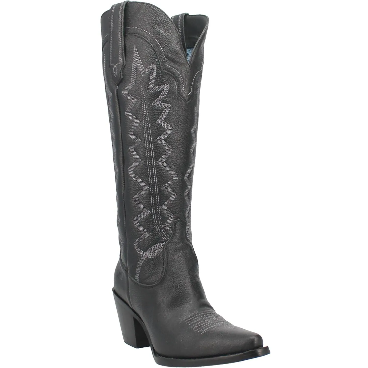 Online Exclusive | Dingo | High Cotton Tall Leather Cowboy Boots in Black  **PREORDER