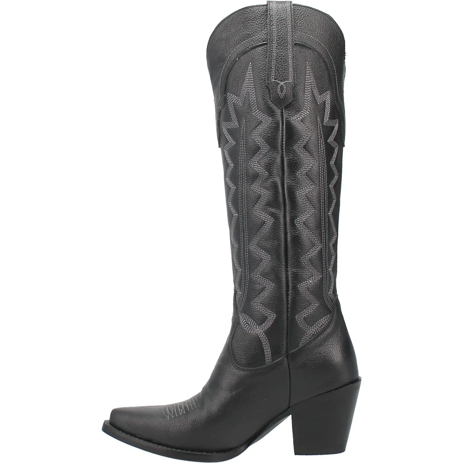 Online Exclusive | Dingo | High Cotton Tall Leather Cowboy Boots in Black  **PREORDER