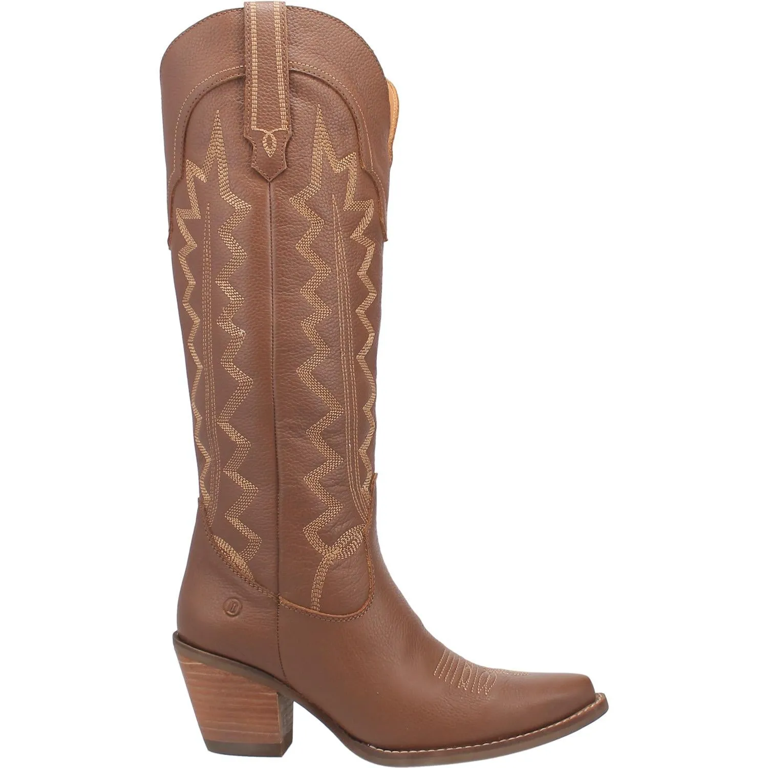 Online Exclusive | Dingo | High Cotton Tall Leather Cowboy Boots in Brown  **PREORDER