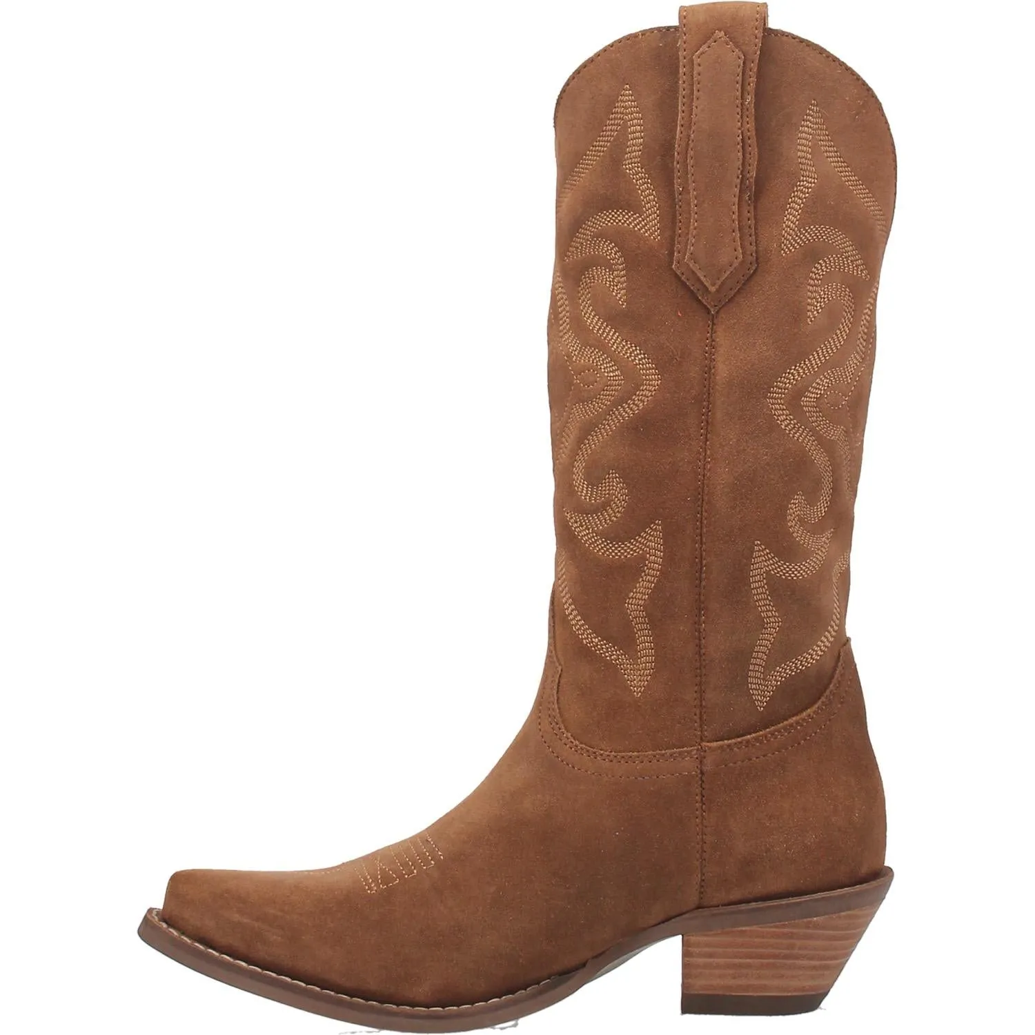 Online Exclusive | Dingo | Out West Suede Cowboy Boots in Camel Brown  **PREORDER