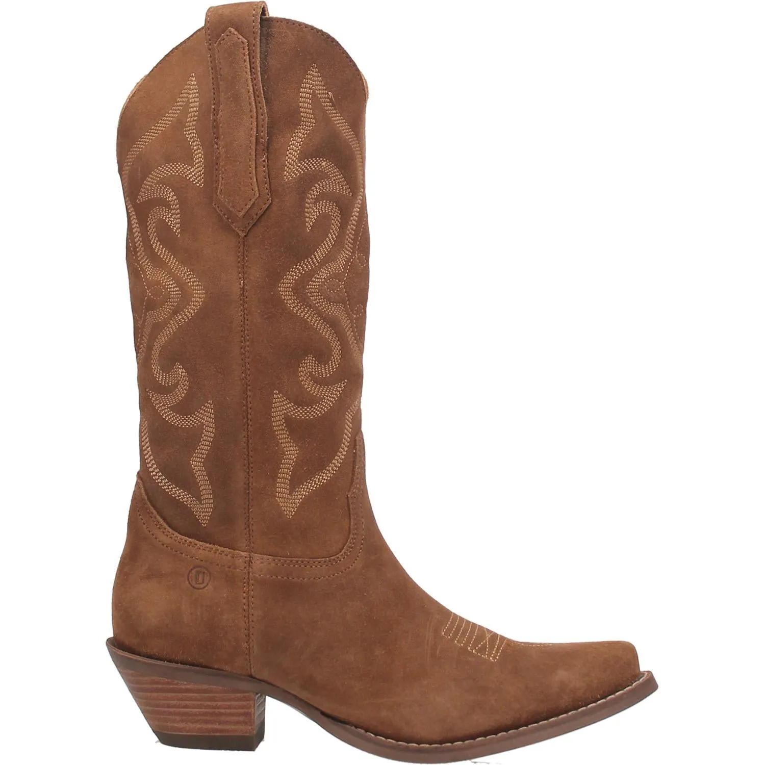 Online Exclusive | Dingo | Out West Suede Cowboy Boots in Camel Brown  **PREORDER