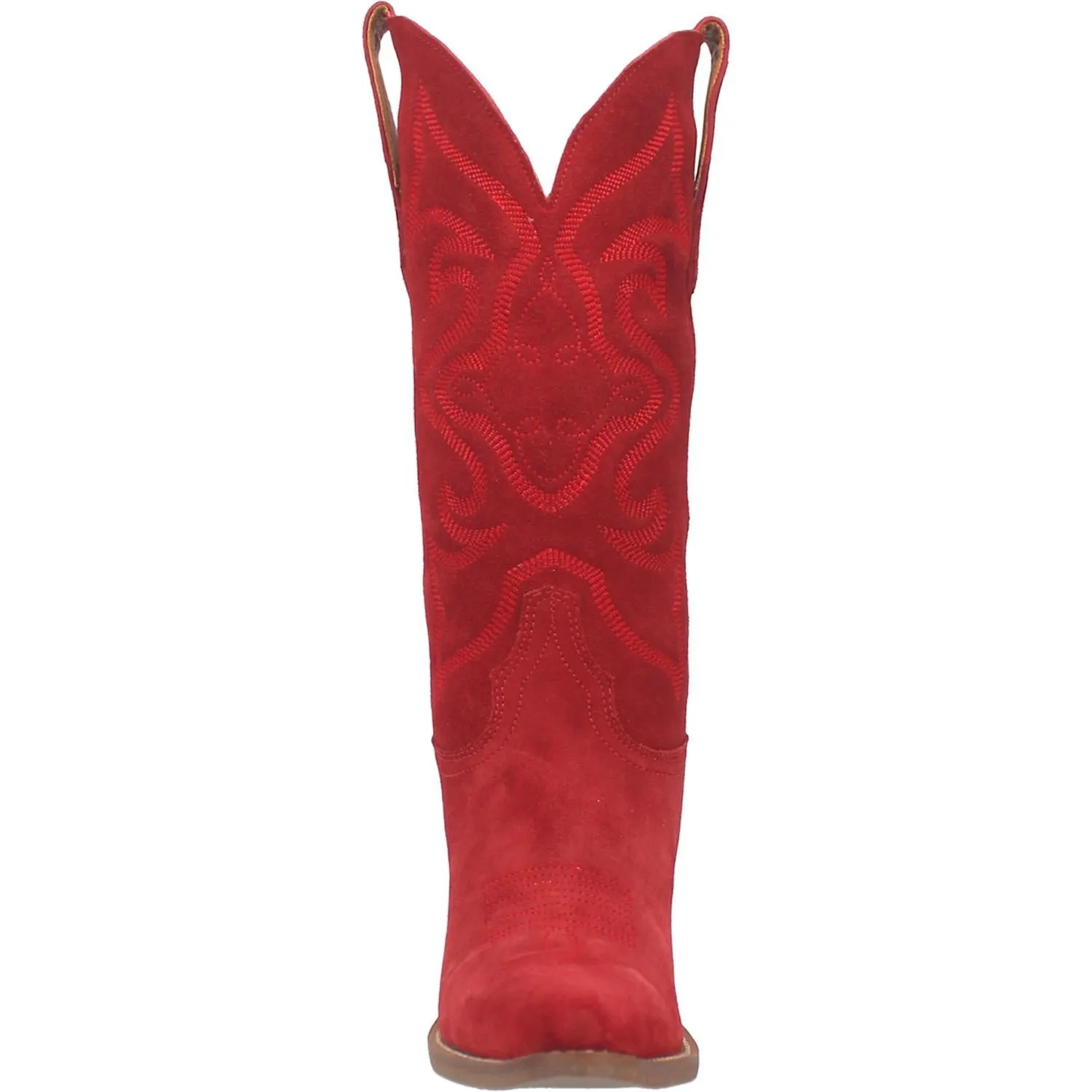 Online Exclusive | Dingo | Out West Suede Cowboy Boots in Red  **PREORDER