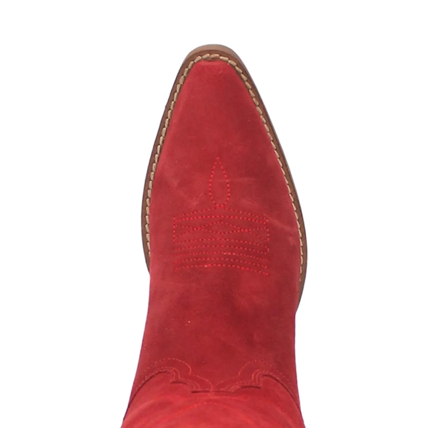 Online Exclusive | Dingo | Out West Suede Cowboy Boots in Red  **PREORDER