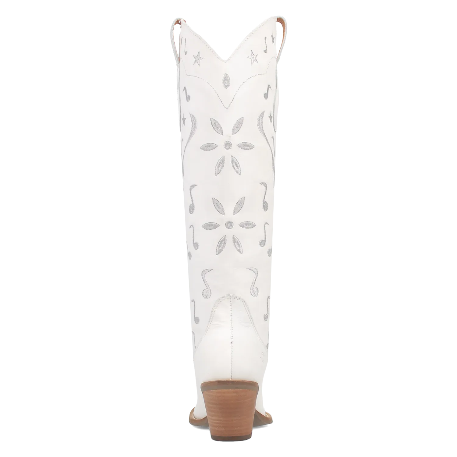 Online Exclusive | Dingo | Rhymin Leather Cowboy Boot in White **PREORDER