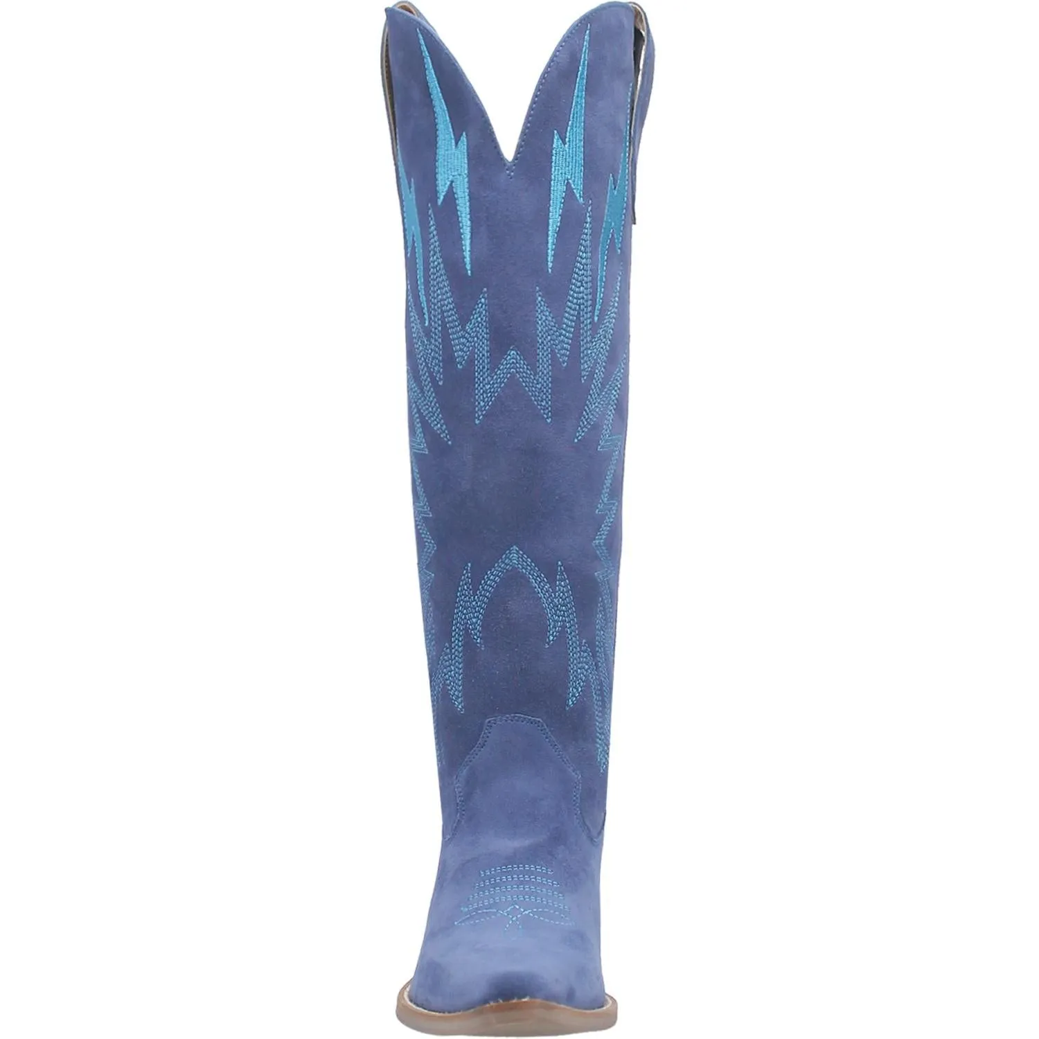 Online Exclusive | Dingo | Thunder Road Suede Leather Cowboy Boots in Blue **PREORDER