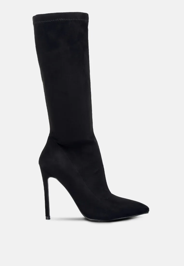 Playdate High Heeled Calf Boots