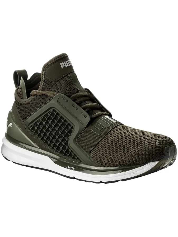 Puma scarpa sneakers da uomo Ignite Limitless Weave 190503 01 verde