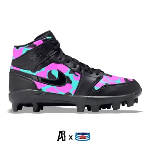 "Miami Camo" Jordan 1 Retro Cleats