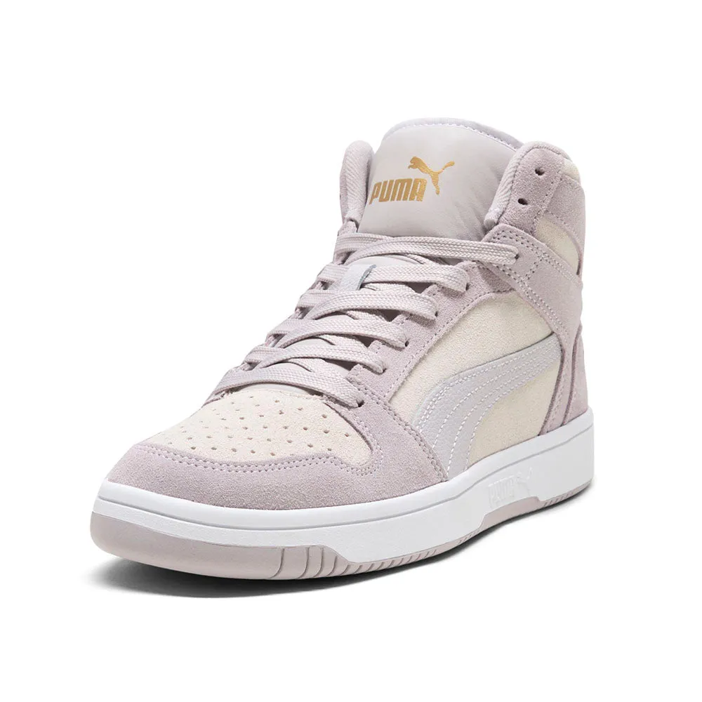 Rebound LayUp Stone Perforated High Top Sneakers