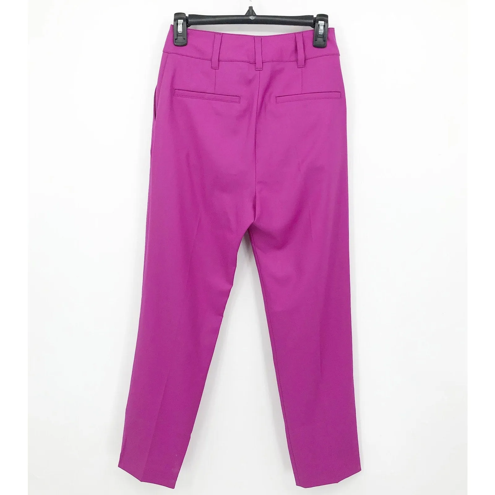 RE/DONE Women's 90's Trousers 2/26 Fuchsia Pink High Rise Pleated Pants NWT