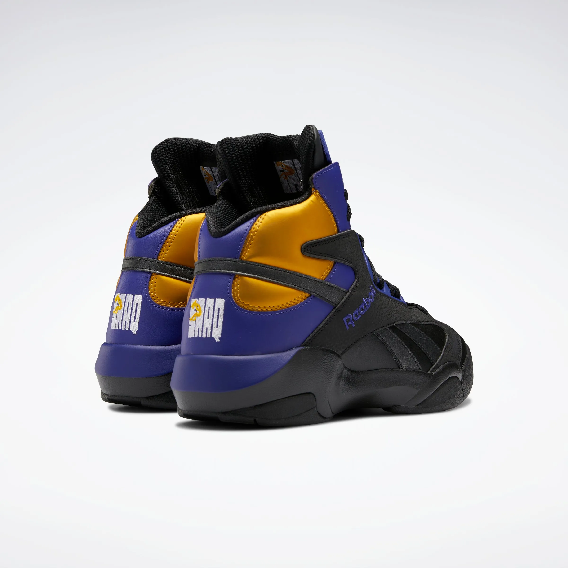 Reebok Footwear Men Shaq Attaq Shoes Cblack/Bolprp/Cogold